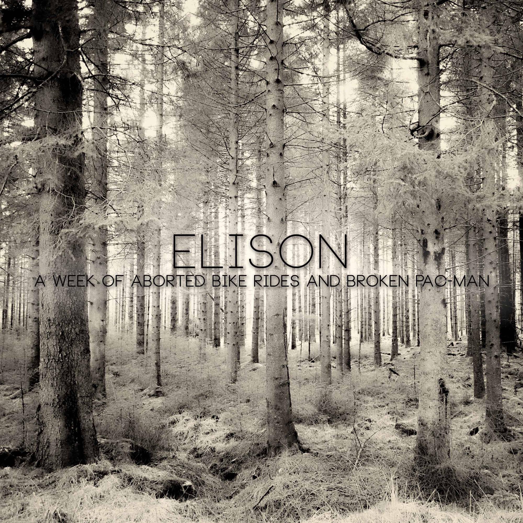 A Week Of Aborted Bike Rides And Broken Pac-Man by Elison front cover